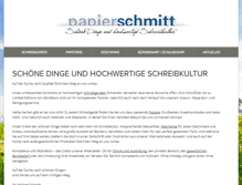 Tablet Screenshot of papierschmitt.com